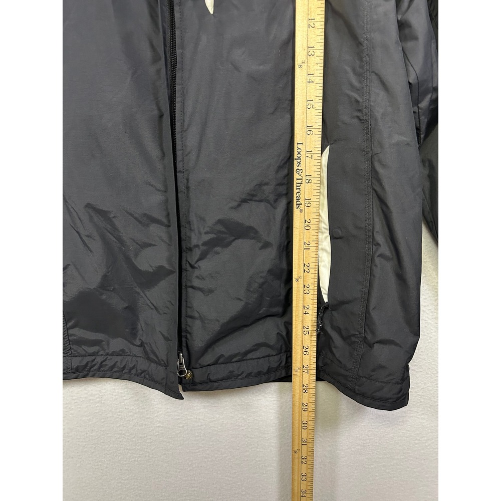 Gorpcore Hiking Columbia Womens XL Black Omni-Tech Waterproof Rain Jacket Shell - Picture 11 of 14